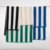 Striped Cabana Cotton Terry Beach Towel - Sandstorm