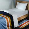 Piccoli Bayside Grid Fitted Sheet & Pillowcase Pack
