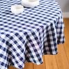 Cucina Gingham Round Tablecloth