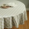 Cucina Gingham Round Tablecloth