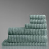 Alessia Cotton Bamboo Rib 6 Piece Towel Set