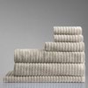 Alessia Cotton Bamboo Rib 6 Piece Towel Set
