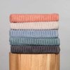 Alessia Cotton Bamboo Rib 6 Piece Towel Set