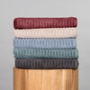 Alessia Cotton Bamboo Rib 6 Piece Towel Set