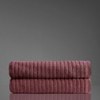 Alessia Cotton Bamboo Rib Bath Sheet Twin Pack