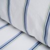 Vintage Softwash Cotton Stripe Fitted Sheet & Pillowcase Set - Denim/Green