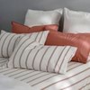 Vintage Softwash Cotton Stripe Fitted Sheet & Pillowcase Set - Stone/Grey