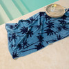 Sorrentina Velour Beach Towel - Vintage Palms