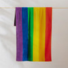 Sorrentina Velour Beach Towel - Rainbow Stripe