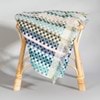 Positana Terry Beach & Bath Towel - Checkers Sea Blue