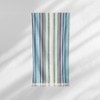 Positana Terry Beach & Bath Towel - Checkers Sea Blue