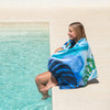 Salentina Sand-Free Beach Towel - Tropical Garden
