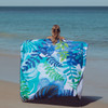 Salentina Sand-Free Beach Blanket - Tropical Garden