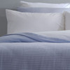 Luxury Cotton Rib Coverlet - Silver Ice