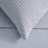 Luxury Cotton Rib Coverlet - Silver Ice