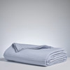 Luxury Cotton Rib Coverlet - Silver Ice