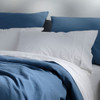 Luxury Cotton Pebble Coverlet - Denim