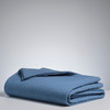 Luxury Cotton Pebble Coverlet - Denim