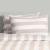 Modella Classic Stripe Quilt Cover Set - Linen