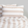 Modella Classic Stripe Sheet Set - Linen