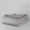 Softwash Cotton Smokey Grey Melange Coverlet - Vintage