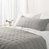 Softwash Cotton Smokey Grey Melange Coverlet - Vintage