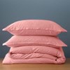 Alessia Bamboo Cotton Quilt Cover Set - Peach