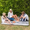 Aperto Extra Large Picnic Rug Indigo 2x2m