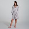 Alessia Bamboo Cotton Silver Women's Robe