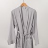 Alessia Bamboo Cotton Silver Women's Robe