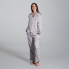 Alessia Bamboo Cotton Silver Women's Pyjama Pant Set