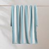 Striped Cabana Cotton Terry Beach Towel - Sky Blue