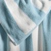 Striped Cabana Cotton Terry Beach Towel - Sky Blue