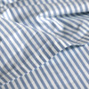 Cotton Mini Stripe Chambray Blue Sheet Set - Modella