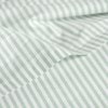 Cotton Mini Stripe Soft Green Sheet Set - Modella