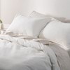 Cotton Seersucker White Quilt Cover Set - Modella