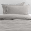 Cotton Seersucker Grey Quilt Cover Set -  Modella
