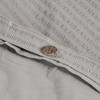 Cotton Seersucker Grey Quilt Cover Set -  Modella