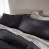 Softwash Cotton Charcoal Quilt Cover Set - Vintage
