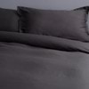 Bamboo Cotton Porcini Grey Quilt Cover Set - Alessia