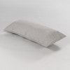 Softwash Cotton Smokey Grey Melange Lumbar Cushion - Vintage