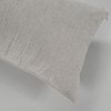 Softwash Cotton Smokey Grey Melange Lumbar Cushion - Vintage