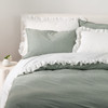 Softwash Cotton Ruffle White Pillowcase Pair - Vintage