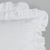 Softwash Cotton Ruffle White Pillowcase Pair - Vintage