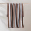 Striped Cabana Cotton Terry Beach Towel - Nutmeg