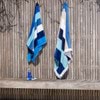 Sorrentina Velour Beach Towel - Salento Azure