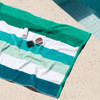 Sorrentina Velour Beach Towel - Salento Verde