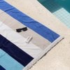 Extra Large Sorrentina Grande Beach Towel - Azure