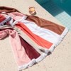 Sorrentina Grande Velour Beach Towel - Desert
