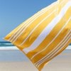 Sorrentina Velour Beach Towel - Lido Saffron